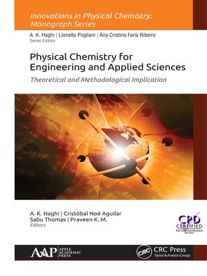 cover image of Physical Chemistry for Engineering and Applied Sciences